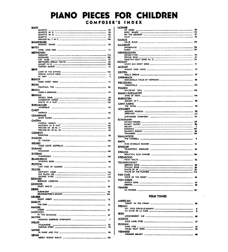 Everybody's Favorite Series No.3 Piano Pieces For Children - Gambar 2